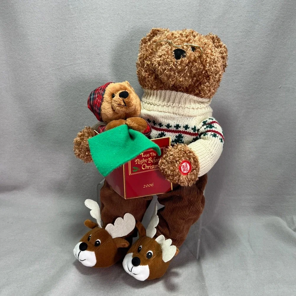 Avon Animated Storytelling Bear Twas The Night Before Christmas 2006 Holiday